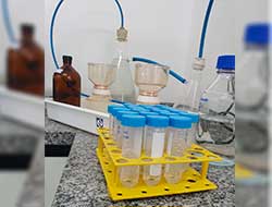Análise microbiológica em água no litoral